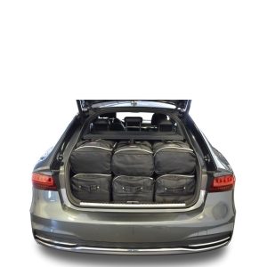 Car-Bags Audi A7 Sportback (2017-heden) 6-Delige Reistassenset zwart