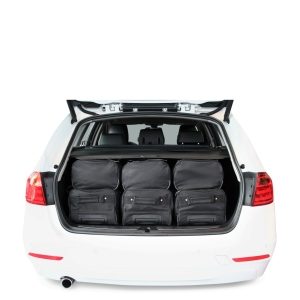 Car-Bags BMW 3 series Touring (2012-2019) 6-Delige Reistassenset zwart