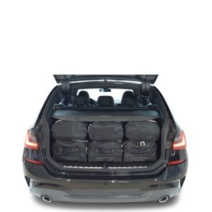 Car-Bags BMW 3 series Touring (2019-heden) 6-Delige Reistassenset zwart