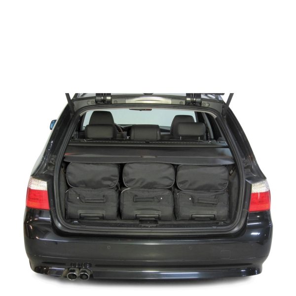 Car-Bags BMW 5 series Touring (2003-2010) 6-Delige Reistassenset zwart