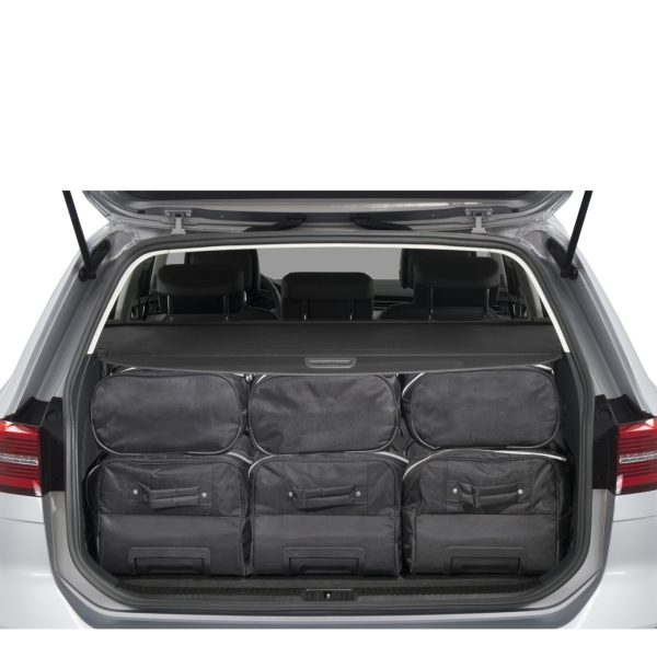Car-Bags Dacia Duster II 4x4 (2018-heden) 6-Delige Reistassenset zwart