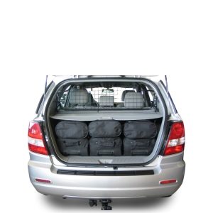 Car-Bags Kia Sorento (2002-2009) 6-Delige Reistassenset zwart