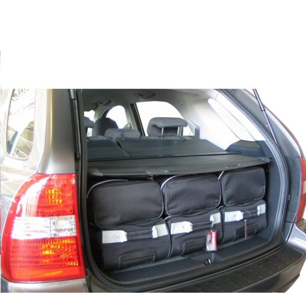 Car-Bags Kia Sportage II (2004-2010) 6-Delige Reistassenset zwart