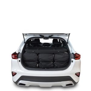 Car-Bags Kia X-Ceed (2019-heden) 6-Delige Reistassenset zwart