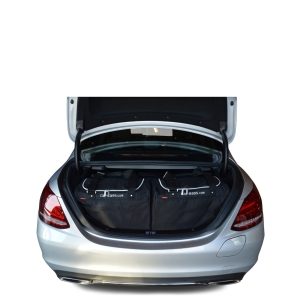 Car-Bags Mercedes-Benz C-Class Plug-In Hybrid (2015-heden) 5-Delige Reistassenset zwart