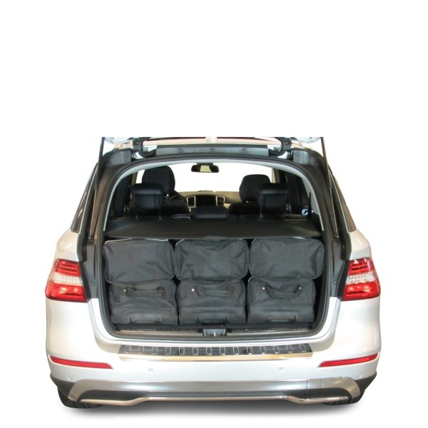 Car-Bags Mercedes-Benz GLE - ML - M-Class (2011-2019) 6-Delige Reistassenset zwart