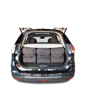 Car-Bags Nissan X-Trail III (2013-heden) 6-Delige Reistassenset zwart