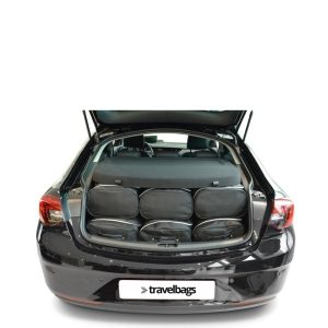Car-Bags Opel Insignia B Grand Sport (2017-heden) 6-Delige Reistassenset zwart
