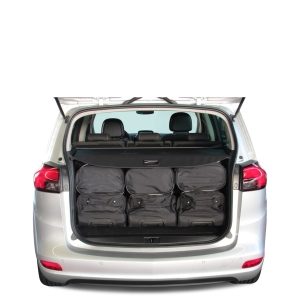 Car-Bags Opel Zafira Tourer C (2011-2019) 6-Delige Reistassenset zwart
