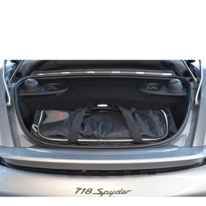 Car-Bags Porsche 718 Spyder (2019-heden) Tas voor kofferruimte achterin zwart