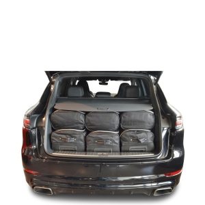 Car-Bags Porsche Cayenne III (2017-heden) 6-Delige Reistassenset zwart