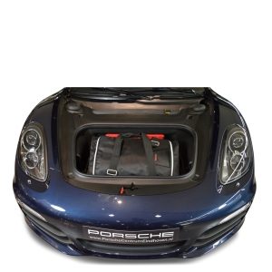 Car-Bags Porsche Cayman/Boxster (2012-2016) 2-Delige Reistassenset zwart