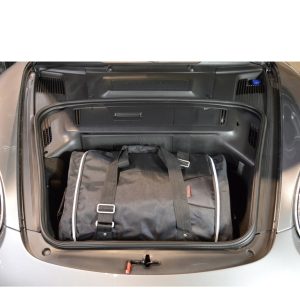 Car-Bags Porsche Cayman/Boxster CD-wisselaar in Bagageruimte (2004-2012) 2-Delige Reistassenset zwart