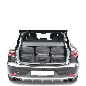 Car-Bags Porsche Macan (2014-heden) 6-Delige Reistassenset zwart