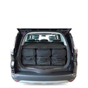 Car-Bags Renault Espace V (2015-heden) 6-Delige Reistassenset zwart