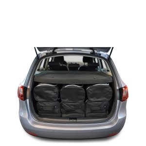 Car-Bags Seat Ibiza ST (2010-2017) 6-Delige Reistassenset zwart