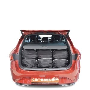 Car-Bags Seat Leon Sportstourer (2020-heden) 6-Delige Reistassenset zwart