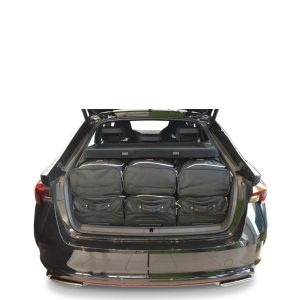 Car-Bags Skoda Octavia IV PHEV (2020-heden) 6-Delige Reistassenset zwart