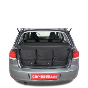Car-Bags Volkswagen Golf VI (2008-2012) 6-Delige Reistassenset zwart