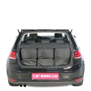 Car-Bags Volkswagen Golf VII incl. e-Golf (2012-2020) 6-Delige Reistassenset zwart
