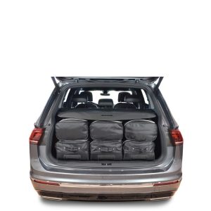 Car-Bags Volkswagen Tiguan II Allspace seater (2017-heden) 6-Delige Reistassenset zwart