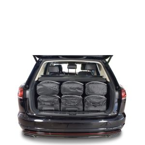 Car-Bags Volkswagen Touareg III (2018-heden) 6-Delige Reistassenset zwart