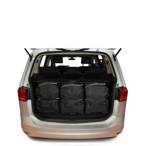 Car-Bags Volkswagen Touran II (2015-heden) 6-Delige Reistassenset zwart