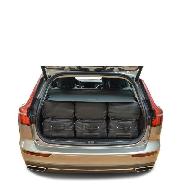 Car-Bags Volvo V60 II (2018-heden) 6-Delige Reistassenset zwart