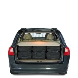 Car-Bags Volvo V70 (2007-2016) 6-Delige Reistassenset zwart