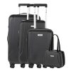 CarryOn Skyhopper 4-Delige Kofferset Beautycase/S/M/L black Harde Koffer