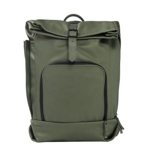 Dusq Family Bag Leather forest green backpack