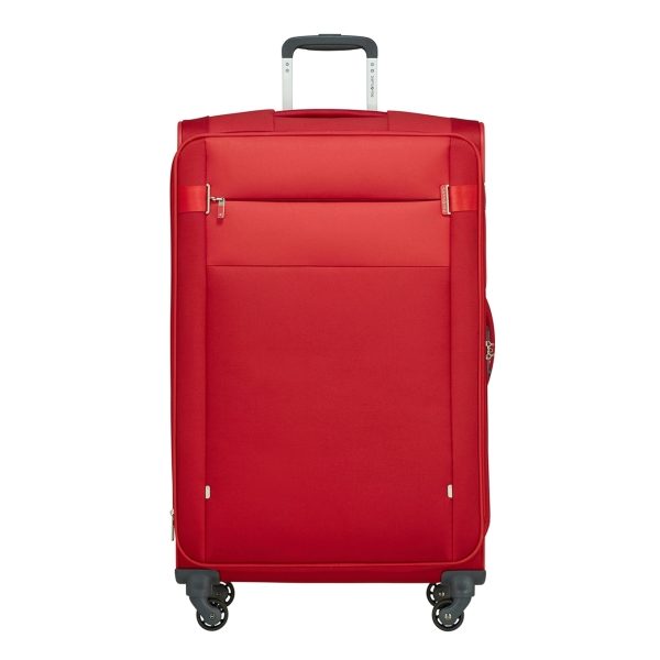 Samsonite Citybeat Spinner 78 Exp red Zachte koffer