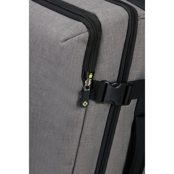Samsonite Securipak Duffle/Wheels 55 cool grey Handbagage koffer Trolley van Gerecycled