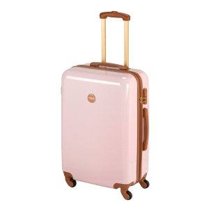 Princess Traveller Trendy Dots Medium pink Harde Koffer