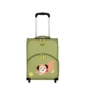 Travelite Youngster 2 Wheel Kids Trolley dog/light green Handbagage koffer Trolley