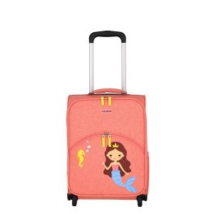 Travelite Youngster 2 Wheel Kids Trolley mermaid/rose Handbagage koffer Trolley