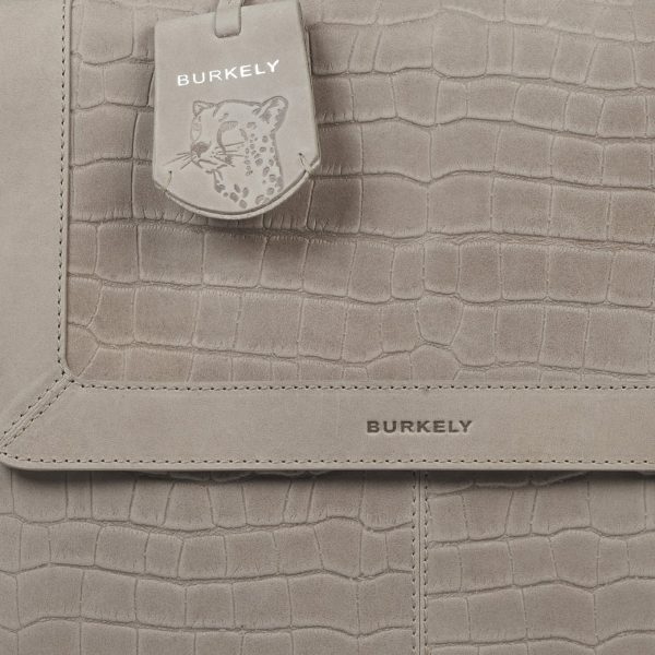 Burkely Icon Ivy Box Bag grijs Damestas van Leer