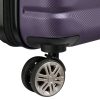 Delsey Air Amour 4 Wheel Slim Cabin Trolley 55/40 Expandable dark purple Harde Koffer
