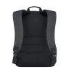 3'' deep black backpack