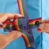 Fjallraven Kanken Rainbow Mini Rugzak spruce green-rainbow pattern Rugzak van Vinylon