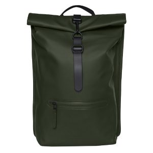 Rains Rolltop Rucksack green backpack