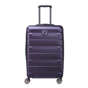 Delsey Air Amour 4 Wheel Medium Trolley 68 Expandable dark purple Harde Koffer