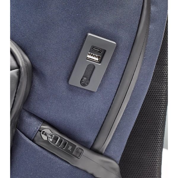 Porsche Design Urban Eco Backpack S dark blue backpack van Polyester