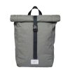 Sandqvist Kaj Backpack dusty green with navy webbing backpack