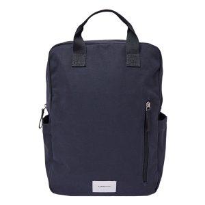 Sandqvist Knut Backpack navy blue with navy webbing backpack