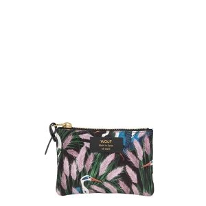 Wouf Lucy Small Pouch birds multi