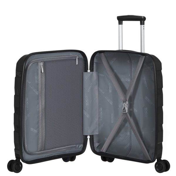 American Tourister Air Move Spinner 55 black Harde Koffer