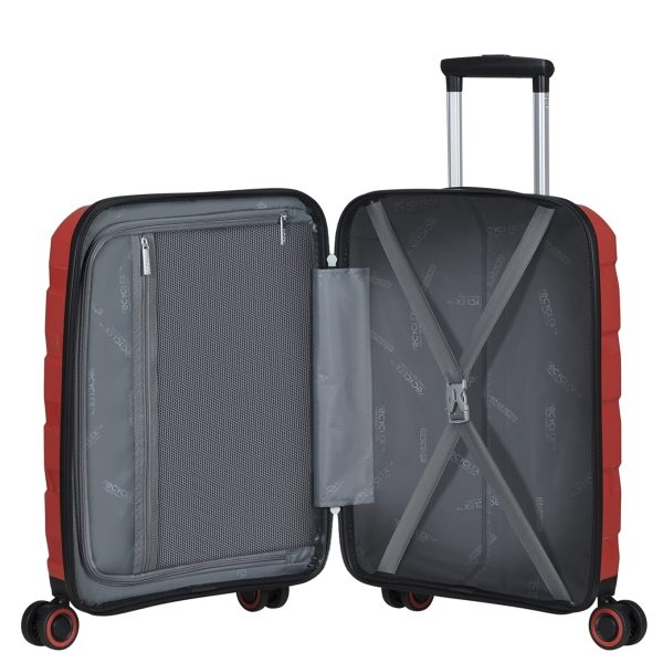 American Tourister Air Move Spinner 55 coral red Harde Koffer