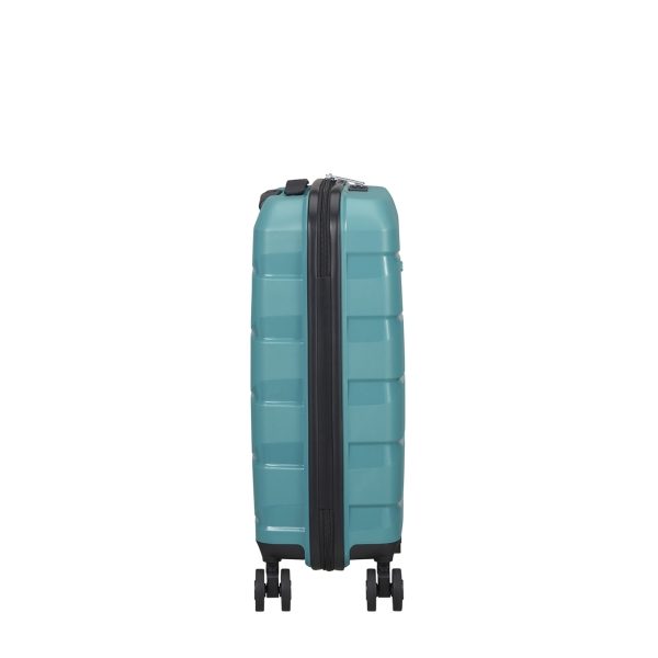 American Tourister Air Move Spinner 55 teal Harde Koffer van Recyclex