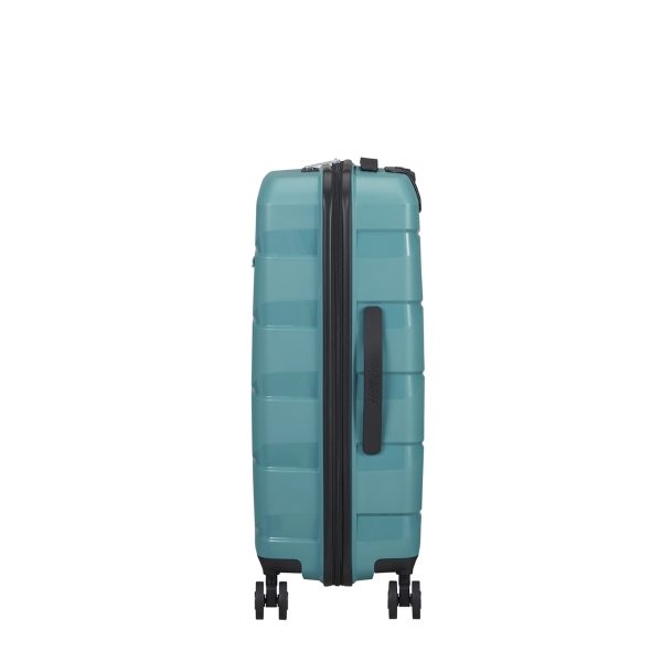American Tourister Air Move Spinner 66 teal Harde Koffer van Recyclex